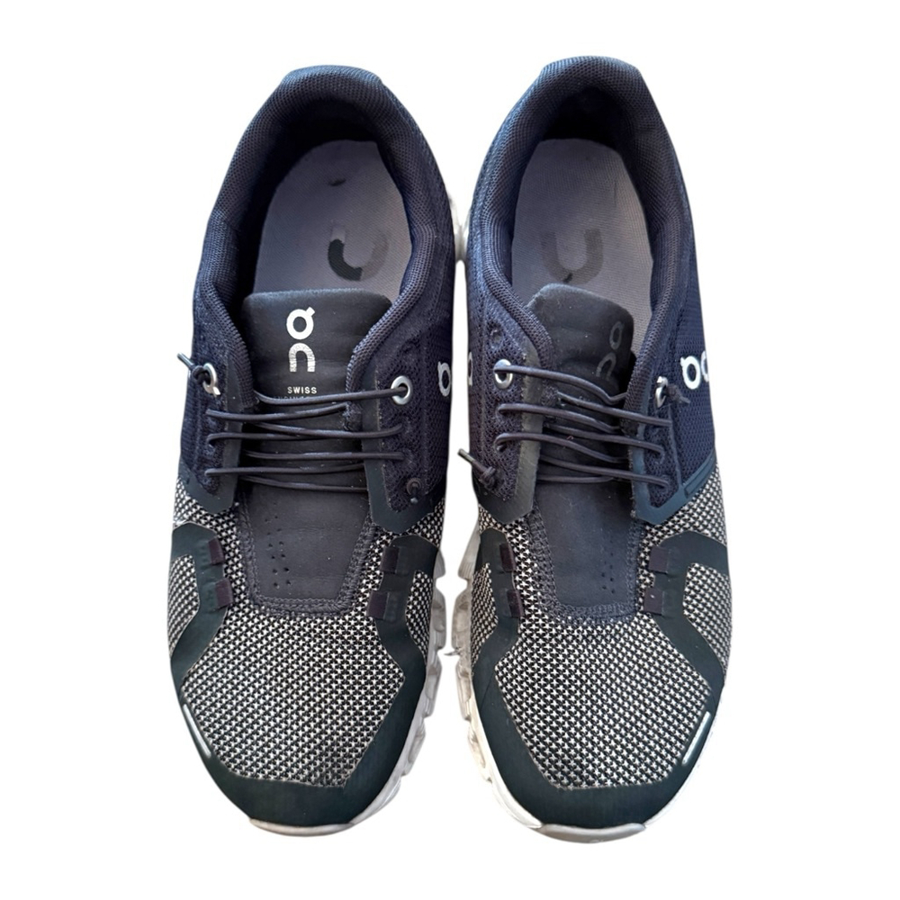 On Running Black and White Cloudrunner Athletic Sneakers - Picture 4 of 11